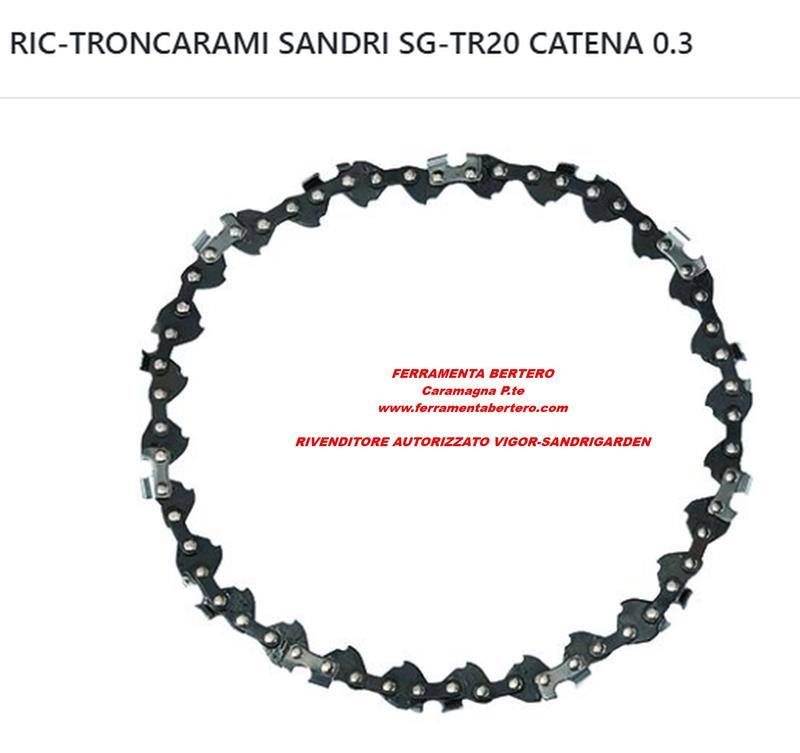 7091093 RICAMBIO TRONCARAMI SANDRI SG-TR20 CATENA 03-28 MAGLIE